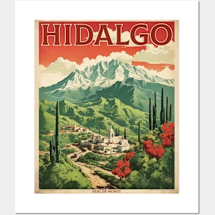 Real de Monte Hidalgo Mexico Vintage Tourism Travel Posters and Art